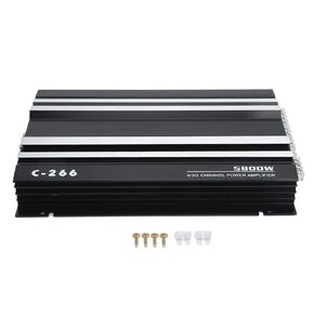 Car Audio Amplifier, 5800W 12V High Power Car Amplifier Hi Fi Portable Audio Stereo Sound Subwoofer