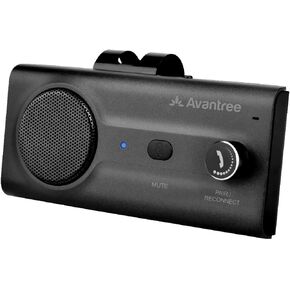 Avantree CK11 مجموعة أدوات السيارة بلوتوث بدون استخدام اليدين، مكبر صوت عالٍ، يدعم مساعد Siri Google وإيقاف الحركة التلقائي، مقبض الصوت، طقم مكبر صوت لاسلكي في السيارة مع مشبك قناع - أسود in Kuwait