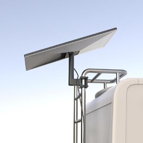 Starlink RV Mount Ladder Mount ,Clamp Mount for Starlink Standard Gen 3 with Installation Range 0.8-1.97" Pole Starlink V3 Mounting ,Suitable RV/Ladder/Pole/Rack/Roof Outdoor Portable Bracket