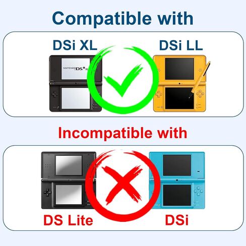 بطارية DSi XL، 2500 مللي أمبير في الساعة (𝟐𝟎𝟐𝟰 𝐍𝐞𝐰 𝐔𝐩𝐠𝐫𝐚𝐝𝐞) بطارية بديلة لمشغل ألعاب Nintendo DSi XL DS XL UTL-003 DSi LL UTL-001 C UTL-A-BP (ليست لجهاز Nintendo DS أنا NDSi DS لايت) in Kuwait