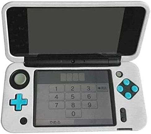 Soft Rubber Silicone Cover Case Protector for Nintendo New 2DS XL LL Console Full Body Protective Skin Shell (Black) in Saudi Arabia