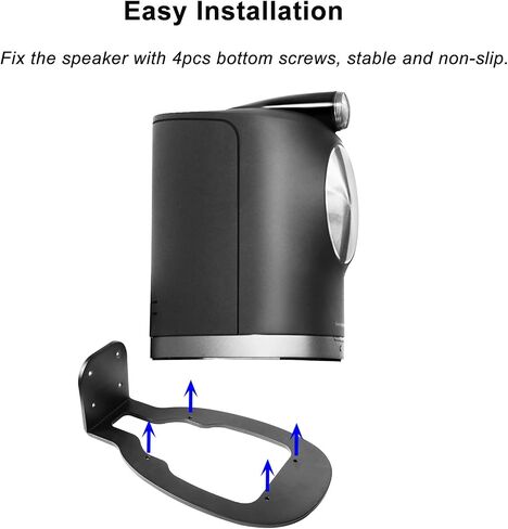 Wall Mount Bracket Compatible with Bowers & Wilkins(B&W) Formation Duo Bluetooth Speaker System, Black in Saudi Arabia