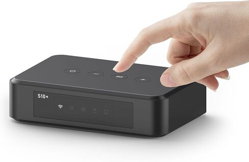 جهاز استقبال الصوت Arylic S10+ AirPlay، ستيريو متعدد الغرف مع مخرج SPDIF، مشغل موسيقى WiFi وBluetooth، تدفق موسيقى عالية الدقة بدون فقدان من Spotify، Amazon Music، Tidal إلخ in Kuwait