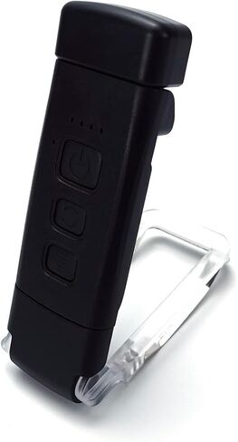 مصباح قراءة الكتب QUMOX بجانب السرير، ضوء قراءة LED محمول مع مشبك، 3 ألوان كهرمانية و5 مستويات سطوع قابلة للتعديل، مصباح قراءة USB قابل لإعادة الشحن لمحبي الكتب in Kuwait