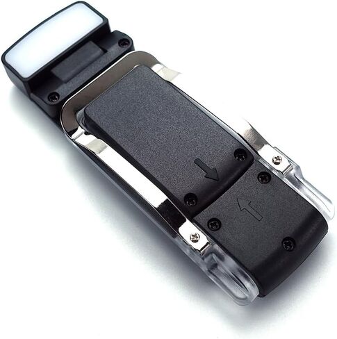 مصباح قراءة الكتب QUMOX بجانب السرير، ضوء قراءة LED محمول مع مشبك، 3 ألوان كهرمانية و5 مستويات سطوع قابلة للتعديل، مصباح قراءة USB قابل لإعادة الشحن لمحبي الكتب in Kuwait