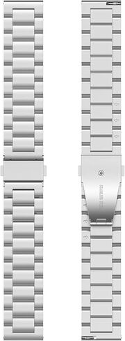 Wristband Compatible with Fitvii HM57/Faweio IDW26/Zakotu Y66/Kuizil T70/Tozo S5/QONBINK L70/JeeJTek TGW101 for Men Women, Quick Release Stainless Steel Metal Business Strap Replacement Bands Accessoy in Saudi Arabia