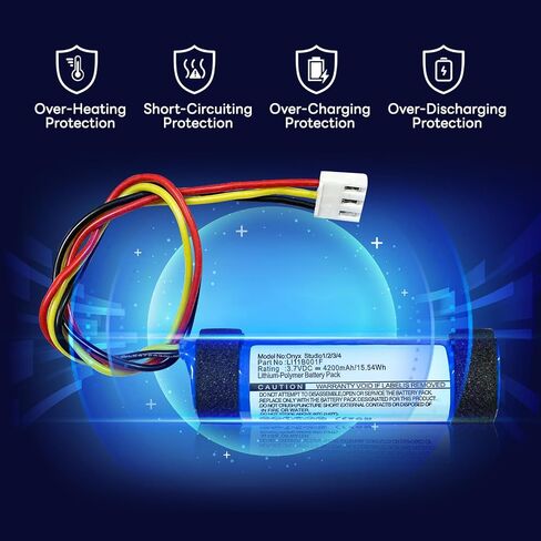 بطارية بديلة بقدرة 4200 مللي أمبير في الساعة لأجهزة Harman Kardon Onyx Studio 4، Onyx Studio 3، Onyx Studio 2، Onyx Studio 1 سمّاعات بلوتوث in Kuwait