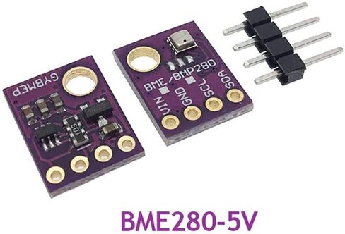 RedTagCanada GY-BME280 BME280 رقمي 5 فولت أو 3.3 فولت مستشعر درجة الحرارة والرطوبة لوحة الضغط الجوي IIC I2C اندلاع لاردوينو (1، BME280 3.3 فولت) in Saudi Arabia