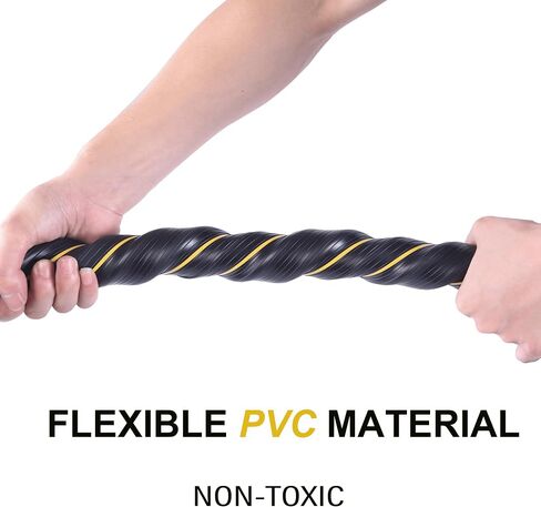 OrangeStar 6Ft Floor Cord Cover, Hide Extension Cords, Heavy Duty PVC Cable Protector Wire Covers for Home Office Warehouse Prevent Cable Trips in Saudi Arabia