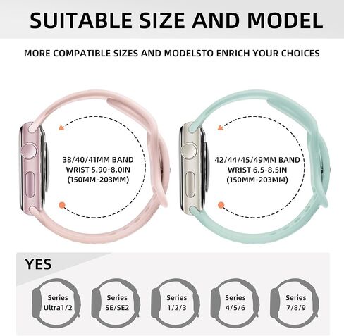 6 Pack Floral Engraved Bands Compatible Apple watch band With 38mm 40mm 41mm 42mm 44mm 45mm 49mm Women.Silicone Flower Reflective Pattern Sport Strap for iWatch Series 10 9 8 7 6 5 4 SE Ultra 3 2 1 in Saudi Arabia