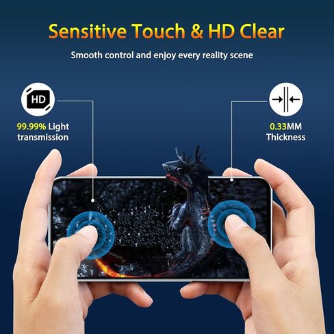 QsmQam Screen Protector for iPhone 17 Pro Max, 9H+ Hardness Tempered Glass in Kuwait