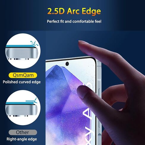 QsmQam Screen Protector for iPhone 17 Pro Max, 9H+ Hardness Tempered Glass in Kuwait