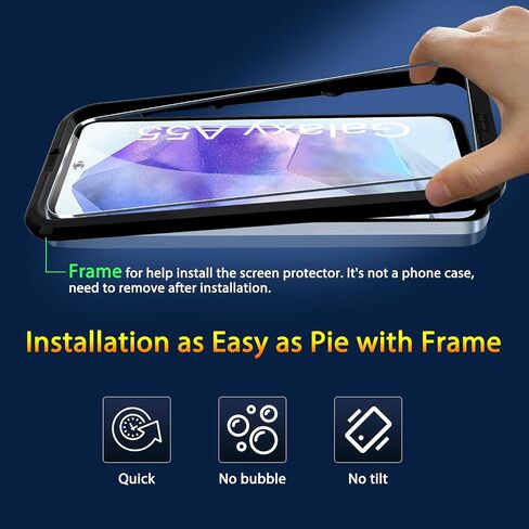 QsmQam Screen Protector for iPhone 17 Pro Max, 9H+ Hardness Tempered Glass in Kuwait