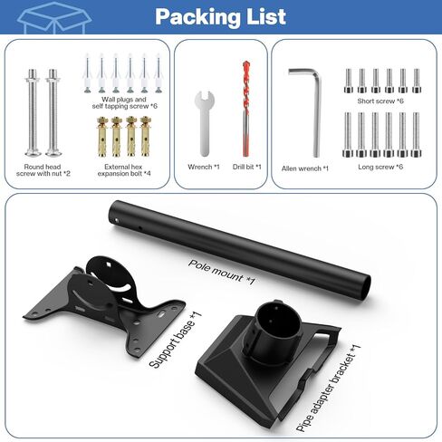 Starlink Gen 3 Mounting Kit, Starlink Pole Mount with Starlink Gen 3 Pipe Adapter Compatible with Gen 3 V3 Starlink Standard Dish, Adjustable Starlink Heavy Duty Pivot Roof Mount in Saudi Arabia