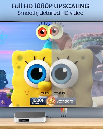 مشغلات DVD للتلفزيون مع HDMI، مشغل DVD صغير DESOBRY للتلفزيون الذكي، مشغل DVD صغير يشغل جميع المناطق والتنسيقات، يدعم فيديو 1080 بكسل، مخرج AV، مدخل بطاقة USB/TF، جهاز التحكم عن بعد in Kuwait