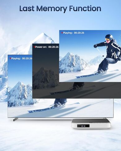 مشغلات DVD للتلفزيون مع HDMI، مشغل DVD صغير DESOBRY للتلفزيون الذكي، مشغل DVD صغير يشغل جميع المناطق والتنسيقات، يدعم فيديو 1080 بكسل، مخرج AV، مدخل بطاقة USB/TF، جهاز التحكم عن بعد in Kuwait