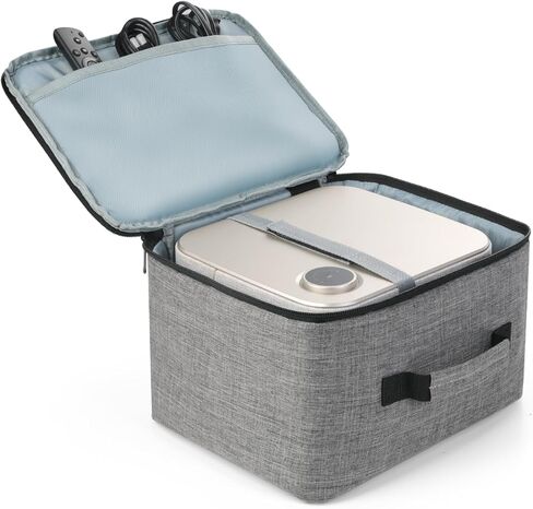 Projector Carrying Case BOOM 3, Portable Projector Bag with Accessories Storage Pockets, Storage Travel Case 11.61"x9.45"x7.87", Grey in Kuwait