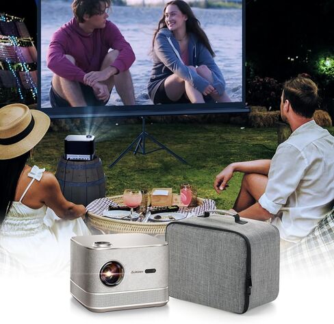 Projector Carrying Case BOOM 3, Portable Projector Bag with Accessories Storage Pockets, Storage Travel Case 11.61"x9.45"x7.87", Grey in Kuwait