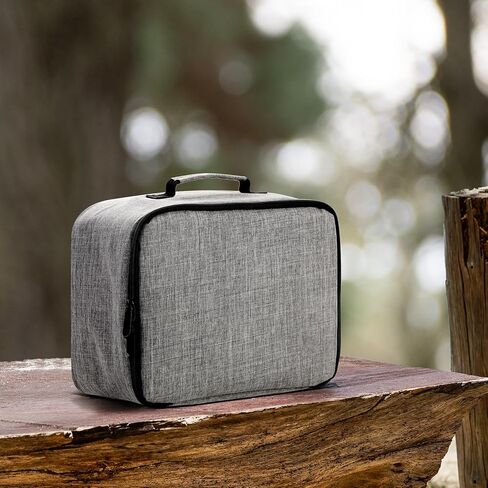 Projector Carrying Case BOOM 3, Portable Projector Bag with Accessories Storage Pockets, Storage Travel Case 11.61"x9.45"x7.87", Grey in Kuwait