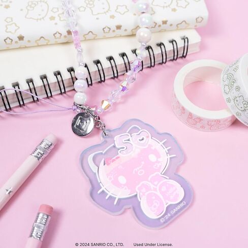 iFace Hello Kitty and Friends Beaded Wristlet Universal Phone Charm Strap - Cute Wrist Chain Lanyard Aesthetic Decor Strap for Cell Phone Camera Keys AirPods Keychains in Saudi Arabia