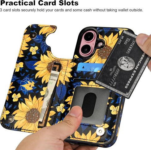 HAOPINSH for iPhone 16 Case Wallet with Card Holder, White Leopard Cheetah Pattern Back Flip Folio PU Leather Kickstand Card Slots Case for Women Girls, Double Magnetic Clasp Shockproof Cover 6.1" in Saudi Arabia