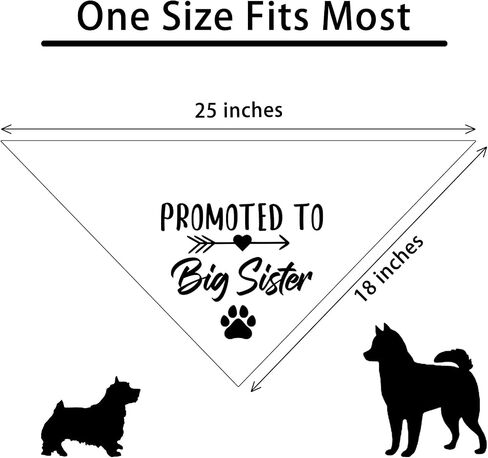 Soon to Be Big Sister Dog Bandana Pregnancy Announcement Dog Bandana Pet Scarf Pet Accessories for Pet Dog Lover Pregnancy Reveal Ideas in Saudi Arabia