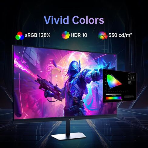 KTC 27 inch WQHD 180Hz 1ms Curved Gaming Monitor 1440P 144Hz Monitor 132% sRGB HVA FreeSync DisplayPort/HDMI/USB VESA Computer Monitor for Gamers (DP Cable Included) in Saudi Arabia