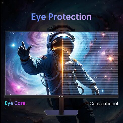 KTC 27 inch WQHD 180Hz 1ms Curved Gaming Monitor 1440P 144Hz Monitor 132% sRGB HVA FreeSync DisplayPort/HDMI/USB VESA Computer Monitor for Gamers (DP Cable Included) in Saudi Arabia