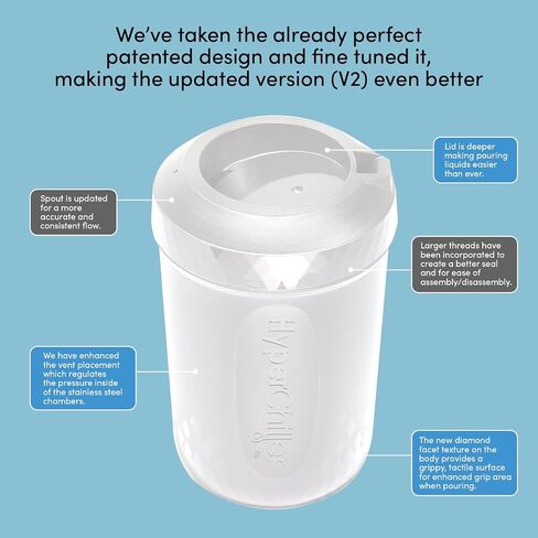 NEW HyperChiller SLIM HBC100SS, Dual Wall Vacuum Insulated, Slim Can Cooler, Beer, Soda, Energy Drinks, Seltzer, Wine Cooler, Fits All Standard 12 OZ Slim Cans, Cup Holder Friendly, Stainless Steel in Saudi Arabia
