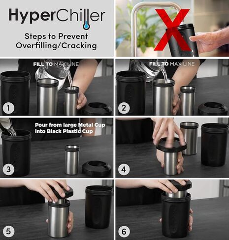 NEW HyperChiller SLIM HBC100SS, Dual Wall Vacuum Insulated, Slim Can Cooler, Beer, Soda, Energy Drinks, Seltzer, Wine Cooler, Fits All Standard 12 OZ Slim Cans, Cup Holder Friendly, Stainless Steel in Saudi Arabia