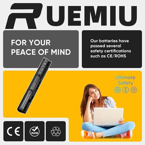 بطارية كمبيوتر محمول 4200 مللي أمبير/62Wh VI04 V104 756743-001 لسلسلة HP Pavilion 15-P 17-F 15-p011na 15-p165sa 15-p214dx 15-p003ax 17-f115dx 17-f215dx Fit 756744-001 756478 -421 HSTNN-DB6K تي بي إن- س140 in Kuwait