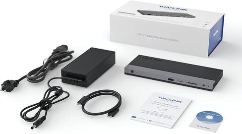 USB C Docking Station,Laptop Docking Station Dual Monitor, M1/M2 MacBook Pro/Air, Dell, Lenovo,HP, Asus,100W Power Delivery,2DP+HDMI, 4USB 3.0,Gigabit Ethernet,TF/SD Card Reader in Saudi Arabia