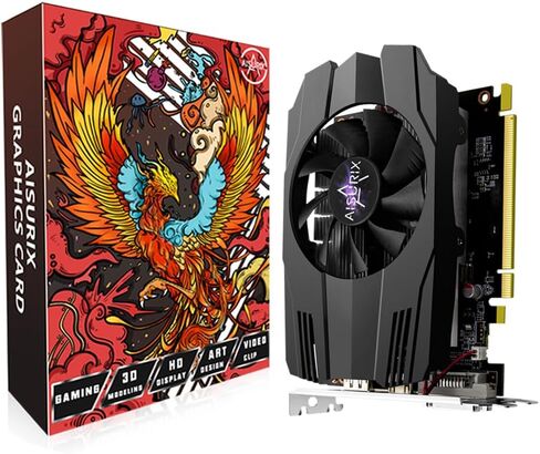 GTX 750Ti Graphics Card, 2GB GDDR5 128bit Direct X12 640SP Gaming Video Card, PCI Express 3.0x16 Interface, HDMI, DVI-D, VGA, Single Fan, Low Power GPU for Working Gaming in Kuwait