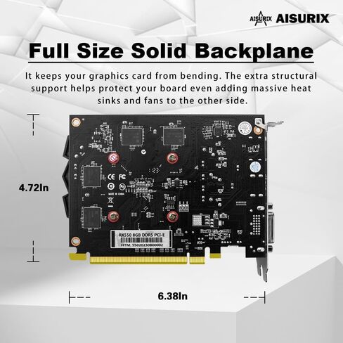 GTX 750Ti Graphics Card, 2GB GDDR5 128bit Direct X12 640SP Gaming Video Card, PCI Express 3.0x16 Interface, HDMI, DVI-D, VGA, Single Fan, Low Power GPU for Working Gaming in Kuwait