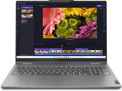 IdeaPad 5 2-in-1-2024 - Professional Laptop - Fingerprint Sensor - 16" WUXGA IPS Display - 16GB Memory - 512GB SSD Storage - AMD Ryzen™ 7 8845HS - Luna Grey in Saudi Arabia