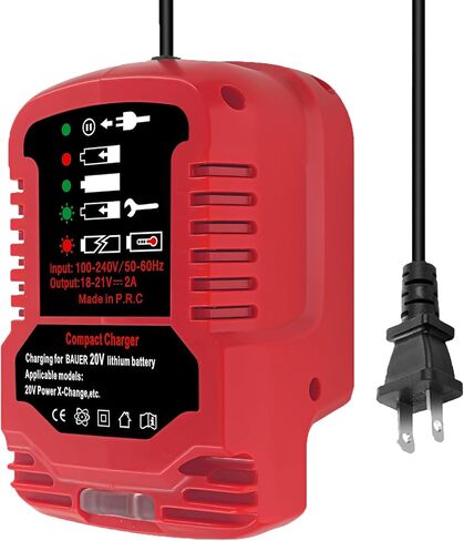 Mini Compact Charger for Bauer 20V Max Lithium Battery Charger in Saudi Arabia