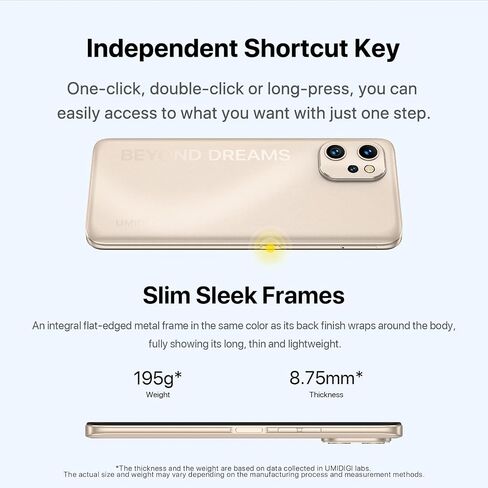 UMIDIGI F3 (8 جيجابايت + 128 جيجابايت) هاتف خلوي غير مقفل، NFC، Android11، شاشة كاملة 6.7 بوصة عالية الدقة، بطارية 5150 مللي أمبير، هاتف ذكي مزود بكاميرا ثلاثية AI بدقة 48 ميجابكسل، شحن سريع 18 وات، شريحة SIM مزدوجة in Saudi Arabia