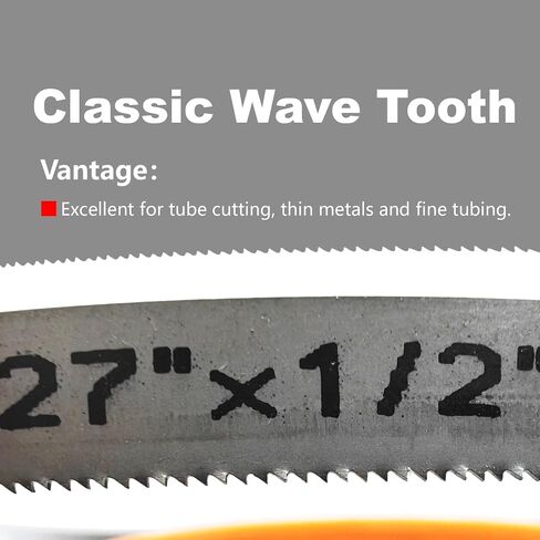 27 Inch Bandsaw Blades 18 TPI for DeWalt DCS377 DCS377B DCS375 DCS375B Bandsaw, Milwaukee 2429-20 48-39-0572 Portable Band Saw, 27" x 1/2" x 0.02" 18TPI- 5 Pack in Saudi Arabia