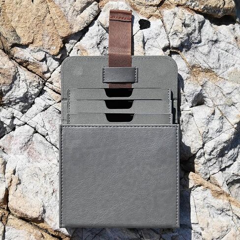 SIOTI Camera 100 * 100mm Square Filter Case 3 Pockets, Leather Filter Pouch, Compatible with 100mm*100mm Square ND/GND/Colorful Filter in Kuwait