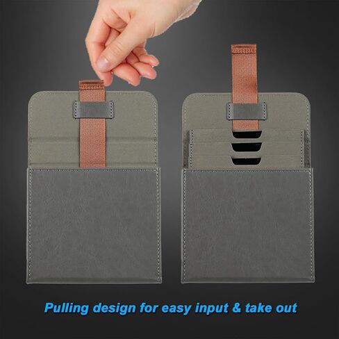 SIOTI Camera 100 * 100mm Square Filter Case 3 Pockets, Leather Filter Pouch, Compatible with 100mm*100mm Square ND/GND/Colorful Filter in Kuwait