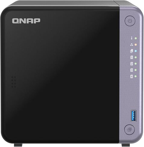 QNAP TS-432X-4G-US 4 Bay 10GbE Desktop NAS مع معالج ARM Alpine AL524 رباعي النواة وذاكرة وصول عشوائي DDR4 سعة 4 جيجابايت (بدون أقراص) in Kuwait
