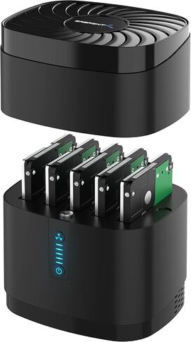 محطة إرساء SABRENT ذات 5 فتحات USB 3 RAID لمحركات الأقراص الصلبة SATA ومحركات أقراص الحالة الثابتة مقاس 2.5 بوصة (DS-5RSS) in Kuwait