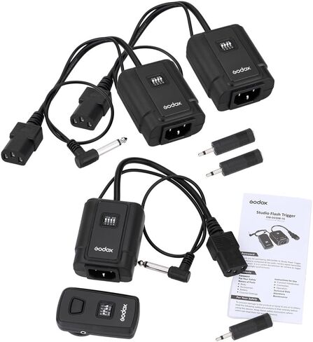 GODOX DM-16 16-Channel Studio Flash Trigger + 2Pcs DMR-16 Wireless Trigger Receiver Compatible with Canon Nikon Olympus Pentax Cameras in Saudi Arabia