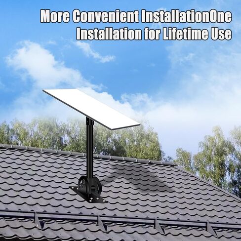 Starlink Generation 3 Heavy Duty Pivot Roof Mount Kit, Starlink Roof Mounting Kit for Starlink Internet Kit Satellite Compatible with Gen3 / V3 Starlink Standard Dish, Starlink Accessories in Saudi Arabia