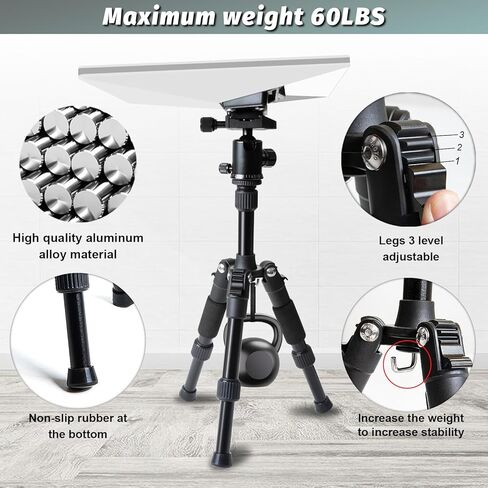 حامل ثلاثي القوائم صغير محمول من ستارلينك، مجموعة تركيب ستارلينك، حامل عمود ستارلينك للقمر الصناعي لمجموعة الإنترنت ستارلينك، طقم تثبيت صغير ستارلينك in Kuwait