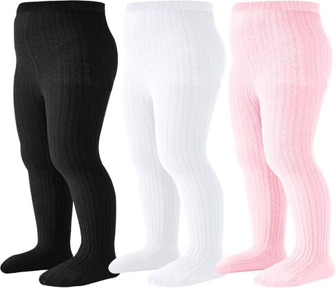Baby Tights Toddler Cable Knit Tights Cotton Warm Leggings Pantyhose Soft Stockings in Saudi Arabia