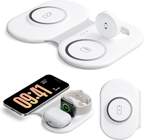 2026 Traveling Portable Wireless Mag-Safe Fast Charging Station in Kuwait
