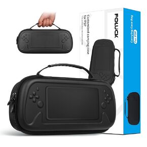 Foluck Carrying Case for Playstation Portal, Protective Hard Travel Case Compatible with Ps Portal,Storage for Headphones, Chargers and Other Ps Portal Accessories, Black