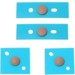 WESAPPINC Laptop Rubber Feet Replacement for Microsoft Surface Laptop 3 4 5 Anti Slip Laptop Bottom Case Rubber Strips Pads (Black)