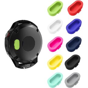 LDFAS Fenix 8/7/7S/7X 5/5S/5X Plus/6S 6 6X Charger Port Protector, Silicone Dust Plug Anti-dust Plugs Compatible for Garmin Venu 2/Vivoactive 3/4/Instinct 2/Forerunner 935/45S/945, Multi Colors